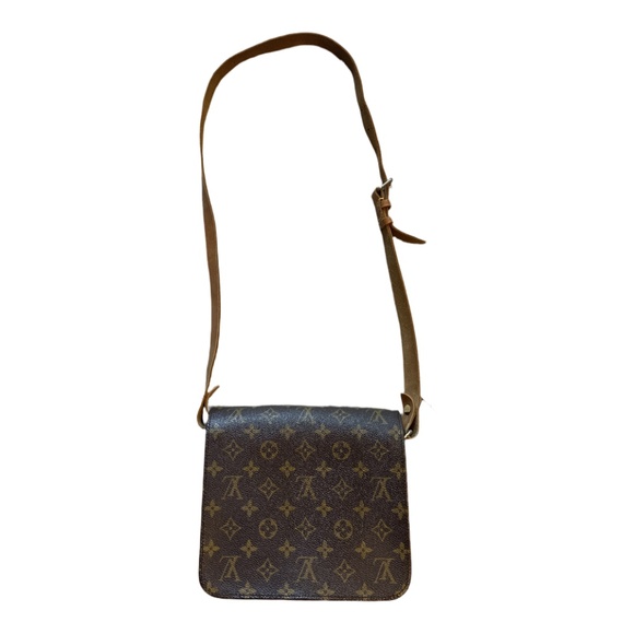Authentic Louis Vuitton Crossbody Cartouchiere MM Brown Monogram - Picture 4 of 16